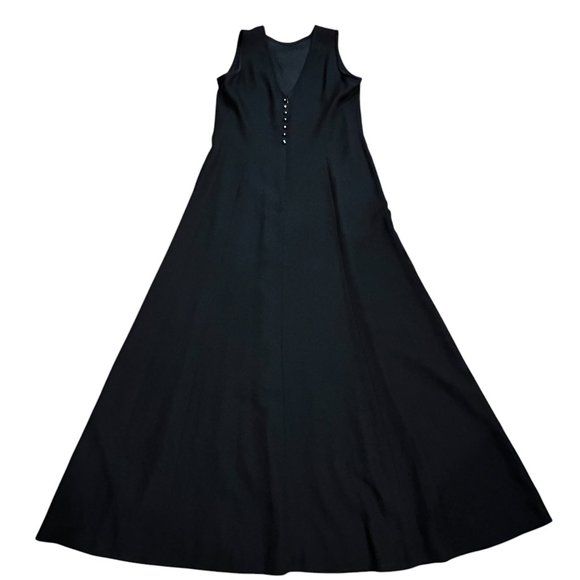 Evan Picone Sleeveless Maxi Dress, NWT, Black, 14 - Picture 8 of 11